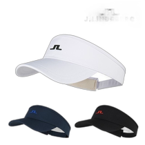 Korean direct mail Jlindeberg golf hat half ball golf hat white navy blue
