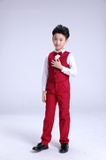 cài áo trẻ em nhỏ chủ đàn piano showsuit cậu bé hoạt động sàn catwalk hoa con cậu bé giáp mùa hè.