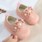 Bé bước bé giày đế mềm chống trượt 0-1-3 tuổi giày 2 girlprincess trẻ giày đơn nữ giày hoa.