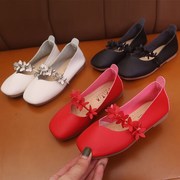 2020 mùa xuân và mùa thu trẻ em Giày dép Cô gái Giày dép trẻ em Giày dép nữ Hàn Quốc phiên bản của giày thường Flower chúa Giày dép múa giày.