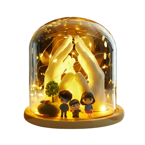 Детская трехмерная хваталка, кварц, отпечатки рук и ног, чернильная подушечка, 3D, подарок на день рождения