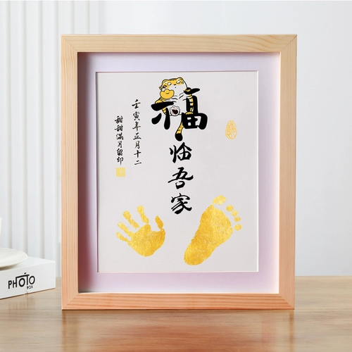 Защитный амулет, отпечатки рук и ног, детская памятная чернильная подушечка ручной работы, подарок на день рождения