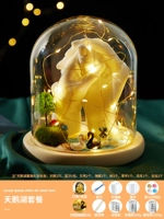 Лебединая лампа с лампой в нижней части