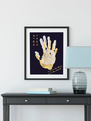 Отпечаток рук для влюбленных, фоторамка, детский сувенир, подарок на день рождения, «сделай сам», граффити