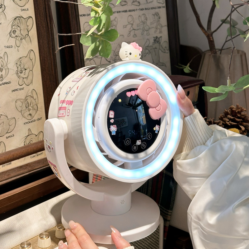 Kt Cat Youpin Smart Fan Ultra-Quiet Desktop Office Cooling USB Charging Small Birthday Gift Kt Cat Youpin Smart Fan Ultra-Quiet Desktop Office Cooling USB Charging Small Birthday Gift