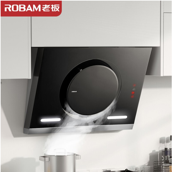 Boss 26A5S large suction range hood 19 cubic side suction range hood first-class energy efficiency without disassembly and washing