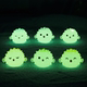 Micro-Landscape Marine Animal Ornaments, Luminous Pufferfish Model, Fish Tank Creative Inflatable Pufferfish, Desktop Healing Decoration
