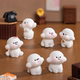 Cute Fleece Puppy Doll Dollhouse DIY Decoration Hanging Accessories Desktop Micro Landscape Car-Mounted Small Ornaments