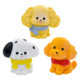 Cute Teddy Spotted Scarf Puppy Mini Figurine Car Interior Workstation Desktop DIY Decoration Accessories