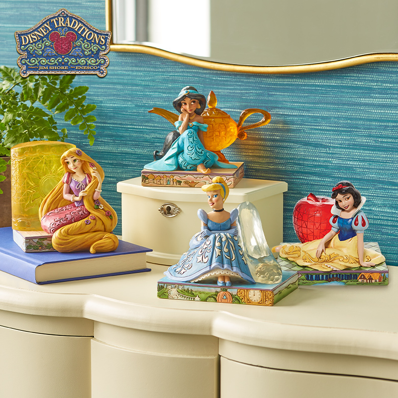 Enesco Disney Snow White Jasmine Magic Lamp Figurine Rapunzel and the Magic Lamp Figure Cinderella and the Glass Slipper Enesco Disney Snow White Jasmine Magic Lamp Figurine Rapunzel and the Magic Lamp Figure Cinderella and the Glass Slipper
