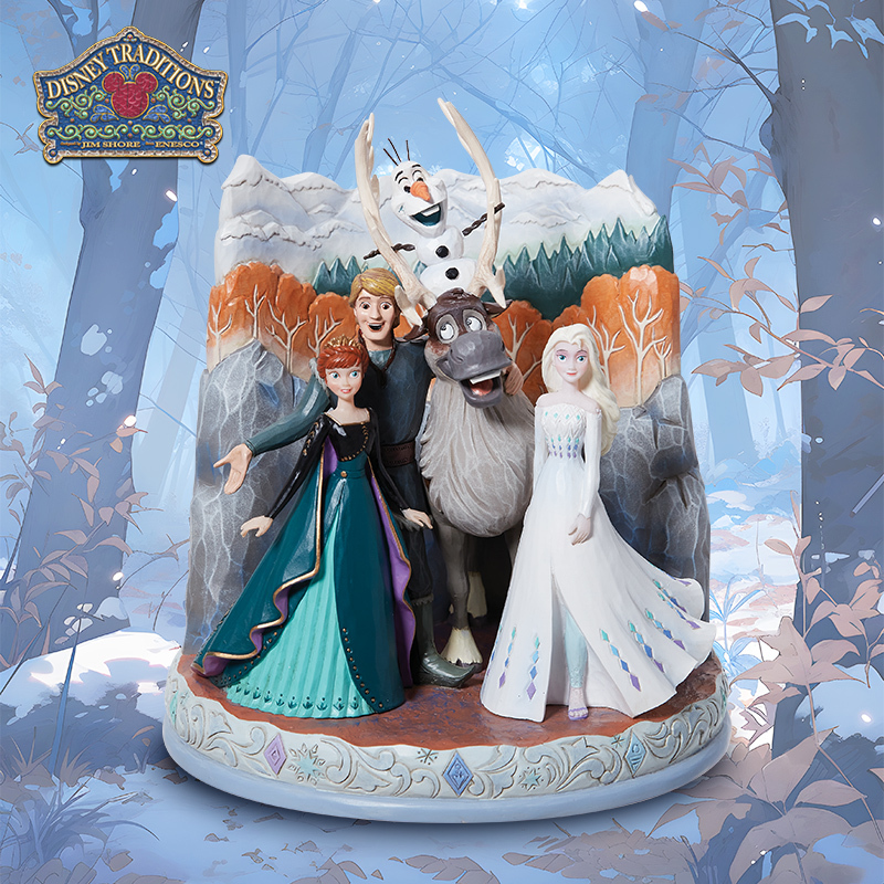 Enesco Disney Figurines Frozen Scene Figurines Elsa and Anna Figures Birthday Gifts for Girls Enesco Disney Figurines Frozen Scene Figurines Elsa and Anna Figures Birthday Gifts for Girls
