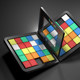 Huarongdao ທຽບກັບ Rubik's Cube sliding puzzle ນັກຮຽນໂຮງຮຽນປະຖົມສອງມືຖື 8 ຫາ 12 ປີເກມຂອງຫຼິ້ນເພື່ອການສຶກສາຂອງເດັກນ້ອຍ