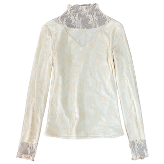 Wenxian commuter mesh lace plus velvet