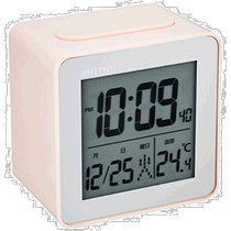 (Direct mail from Japan) RHYTHM clock FitWave D158 pink bedside desk living room
