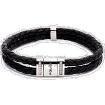 (Direct mail from Japan) Police Fashion Bracelet Casual Trend Versatile Simple Casual 24652BLB-01