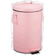 (Japanese direct mail) Pearl metal kitchen with garbage can pedal-type garbage can 12L pink large capacity