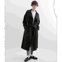 Self-operated｜EMMA CLOTHES Mens and womens same TR fabric large size long windbreaker seasonal new style deep