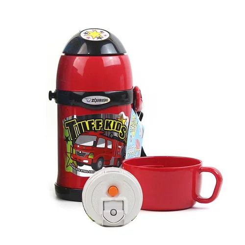 Япония прямая почтовая почта Zojirushi слон Печать детей из нержавеющей стали чашка изоляции ZT45 Back Strip Water Cup Начальная школа Изоляция учащихся