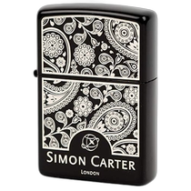 (Direct mail from Japan) Zippo lighter rattan pattern engraving black SCP-038
