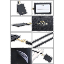 Self-operated｜COACH Accessories Card Holder F57311 Coach Lanyard ID Bag Womens Coach