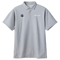 Japanese errand running DESCENTE mens short-sleeved Polo shirt gray S A-10846191501