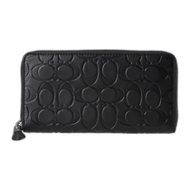 Direct mail from Japan Coach long wallet (round zipper) COACH Signature CE551 QBBK