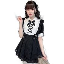 Japan direct mail ROJITA womens plaid lace strap shorts set 1423975