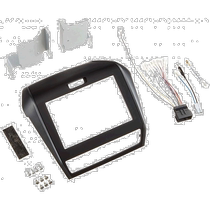 (Japan Direct Mail) Kenwood Jianwu Honda Freed 8-inch Navigation Installation Kit KIT8-K19FR