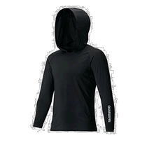 (Japan Direct Mail) Shimano Jubilee Fishing Suit Sunscreen Long Sleeve Hoodie IN-062Q Black