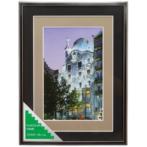 (Direct mail from Japan) Fujicolor Fujifilm 4-cut 6-cut wooden photo frame DM11 black 23368