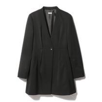 Japanese direct mail COLUMN womens pigmented long collarless jacket 4114004020005