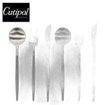 Japan direct mail Cutipol GOA dinner 6-piece cutlery cutlery gray silver GO03 04 05 set