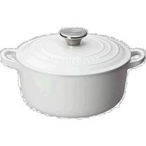 Japan Direct mail (Japan direct mail) Le Creuset Cool color enamel pan with double ear pan with no water pan iron pan