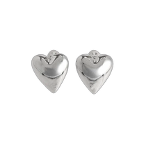 Japanese direct mail heart-shaped earrings LAGUNAMOON ear clip