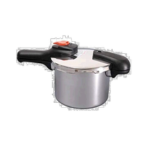 (Direct mail from Japan) PEARL METAL single handle adjustable pressure cooker 3 5L with recipe quick section