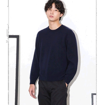 Japanese direct mail nano・universe mens pure wool cashmere blended crew neck sweater exquisite quality