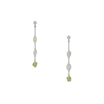 Japanese direct mail Japanese trend agete Akado K10 eve peridot earrings pendant