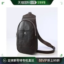 Japan direct mail IL BISONTE body bag for men and women Cosimo Moro BOS001PO0001BW waist bag