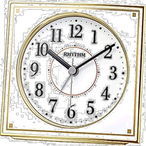 (Direct mail from Japan) RHYTHM Alarm Clock Gold Home Kitchen Pendulum Clock Wall Clock