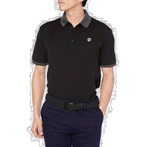 (Publipostage direct du Japon) Mizuno Mizuno Golf POLO à manches courtes pour hommes 2XL noir 52MA1007