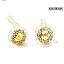 Japan Direct Mail Michael Kors Earrings MICHAEL KORS 925 cubic zirconia ear spike oxygen