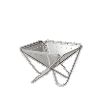 Japan Direct Mail SnowPeak Snowpeak Outdoor Camping Stainless Steel Incineration Fire Station Portable Bonfire Heating Cooking
