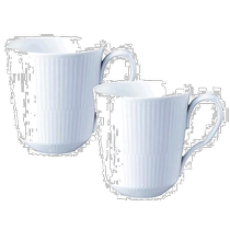 Japan Direct Mail (Japan Direct Mail) Royal Copenhagen Mark Cup White Flower Pattern Pair 101691