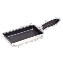 (Direct mail from Japan) Pearl Metal Mini Tamagoyaki Frying Pan 9 5×17 5cmIH Suitable for Fluorine Processing Double