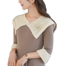 Japan direct mail le reve vaniller womens original LOGO brooch real copper texture with resin treasure