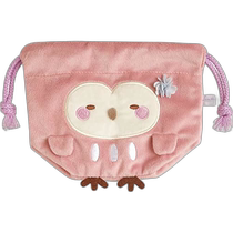 Japan Direct Mail (Japan Direct Mail) San X Plush Drawstring Bag Corner Creature Owl Design CA2630