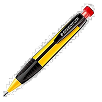 (日本直邮)Staedtler施德楼 自动铅笔 1.3mm 三角轴 黄色 771