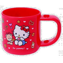 (Japanese direct mail) Skeda childrens toothbrushing cup handle with toothbrush jack Katie cat figure 180ml KT