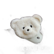 Japan direct mail Nukui rechargeable heater with bear protective cover NUKY bear protective cover pink small