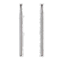 (Direct mail from Japan) PROXXON diamond drill bits 2 pieces round head 1 8mm shaft diameter 2 35mm No 28